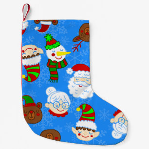 Meia De Natal Pequena natal papais noeis elf urso