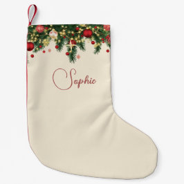 Meia De Natal Pequena Natal Personalizado