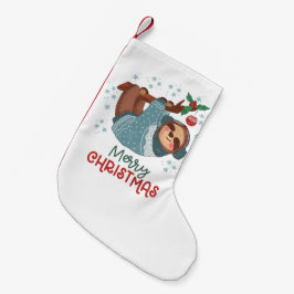 Meia De Natal Pequena Natal Preguiça Preguiçosa