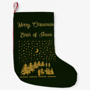 Meia De Natal Pequena Natal religioso, Nascimento de Jesus