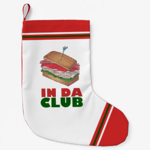 Meia De Natal Pequena No Da Club Funny Foodie Deli Turkey Sandwich