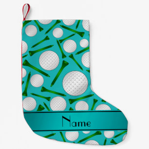 Meia De Natal Pequena Nome personalizado: camisetas de bolas de golfe de