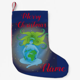 Meia De Natal Pequena Nova idade Gaia Deusa Thunder_Cove