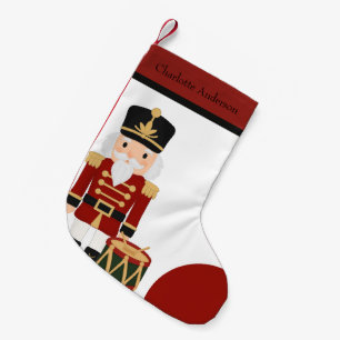 Meia De Natal Pequena Nutcracker Natal Clássico