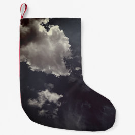 Meia De Natal Pequena Nuvem de metal