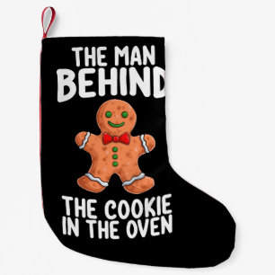 Meia De Natal Pequena O Homem Por Trás do Biscoito no Forno Natal Pr