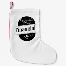 Meia De Natal Pequena O melhor analista financeiro do mundo