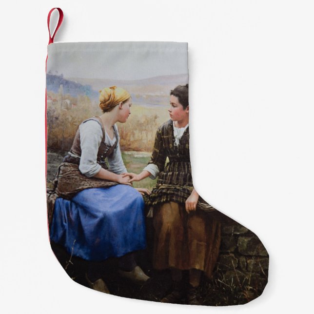 Meia De Natal Pequena O primeiro luto (simpatia em luto) (Frente)