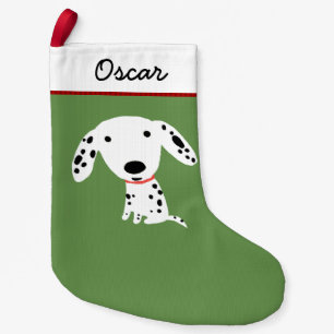 Meia De Natal Pequena O Xmas bonito do amante Dalmatian do animal de