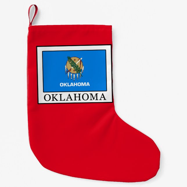 Meia De Natal Pequena Oklahoma (Frente)