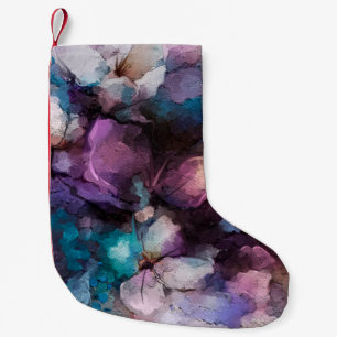 Meia De Natal Pequena Óleo abstrato, pintura acrílica de primavera 