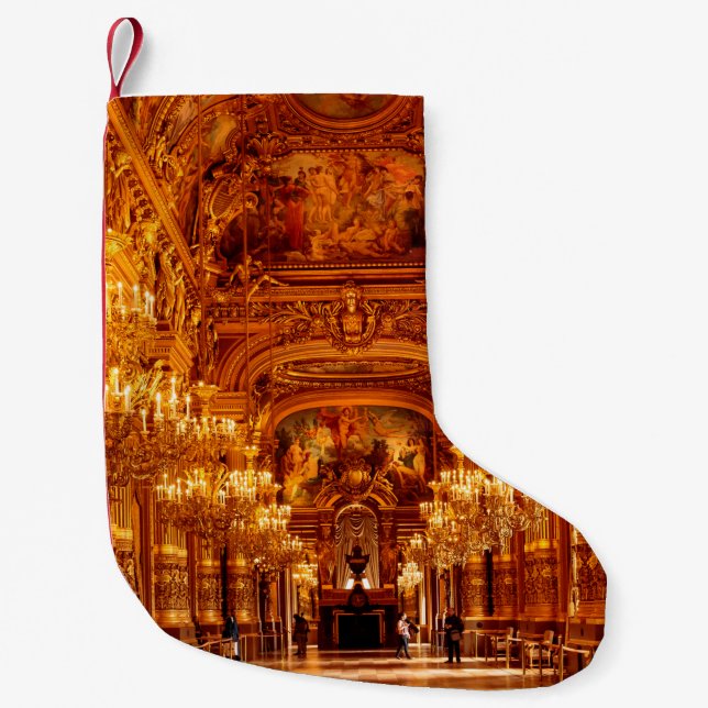 Meia De Natal Pequena Opera National de Paris Garnier, França (Frente)