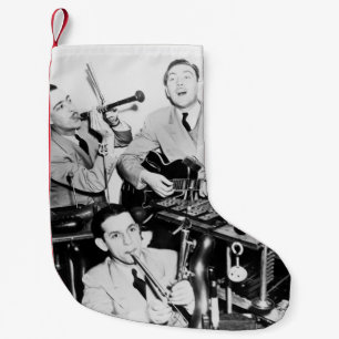 Meia De Natal Pequena Os meninos na bandvintage, música, banda, retrô, s