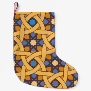 Meia De Natal Pequena Padrão Abstrato do mosaico do estilo étnico