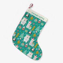 Padrão Cute Llama Polar Bear Penguin Personalizado