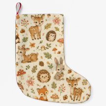 Padrão de aquarela de animais da floresta de madei