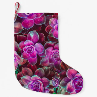 Meia De Natal Pequena Padrão de cor da água com a flor da camélia. Flora
