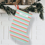 Meia De Natal Pequena Padrão de distribuição | Corante Festivo Moderno<br><div class="desc">Na moda, lindíssima faixa de doces de natal em tons gritantes de vermelho, verde, azul e rosa no estilo design escandinavo moderno, 'scandi'. Decor perfeito para vestir sua casa para o feriado festivo ou qualquer época do ano! Parte da nossa Coleção Festiva, com uma série de produtos complementares, por favor,...</div>