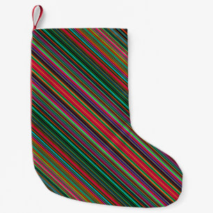 Meia De Natal Pequena Padrão de distribuição multicolorido colorido