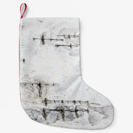 Meia De Natal Pequena Padrão de latido de aves