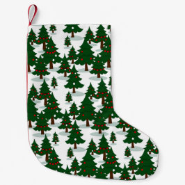 Meia De Natal Pequena Padrão de Natal 9 - Parada de Natal