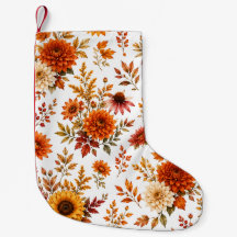 Padrão Floral Outono Vintage com Girassóis