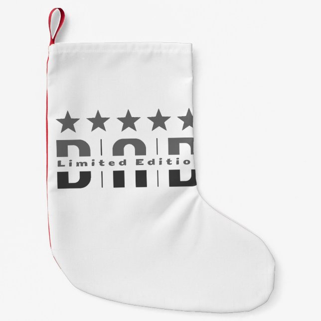 Meia De Natal Pequena Pai Limited Edition (Frente)