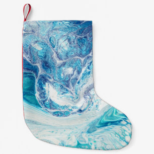 Meia De Natal Pequena Painel de Cores: Fundo do Abstrato acrílico