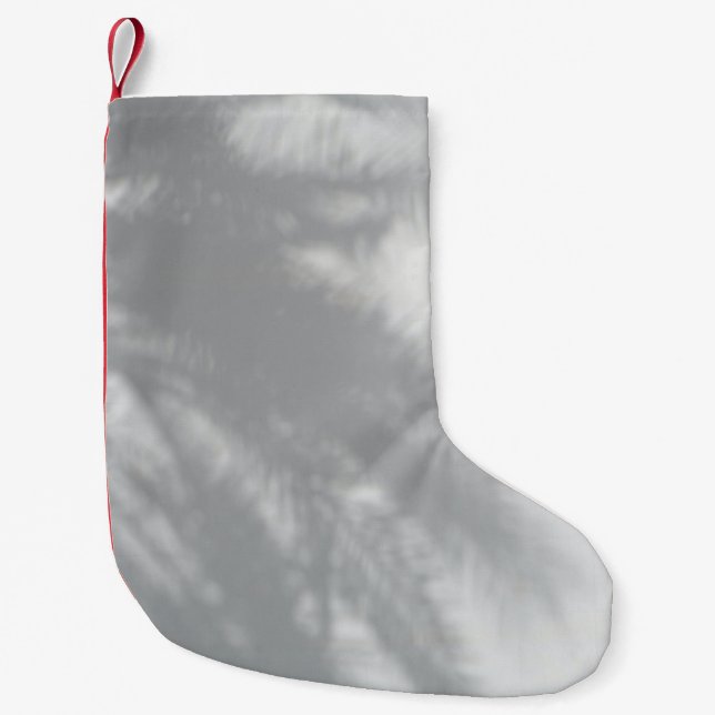 Meia De Natal Pequena Palmeira (Frente)