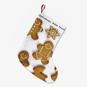 Meia De Natal Pequena Pão de Natal dos Homens