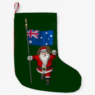 Meia De Natal Pequena Papai Noel, Alferes Da Austrália