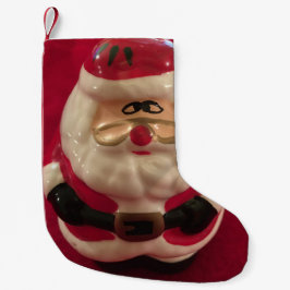 Meia De Natal Pequena Papais noeis engraçados, Natal