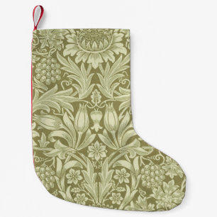 Meia De Natal Pequena Papel de Parede Girassol de William Morris Vintage