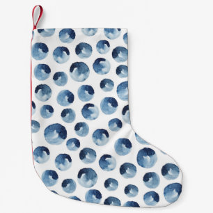 Meia De Natal Pequena Papel de parede sem costura com aquarela desenhada