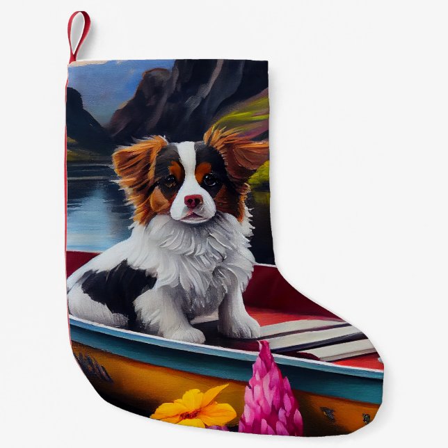 Meia De Natal Pequena Papillon em um Paddle: Uma Aventura Cênica (Frente)