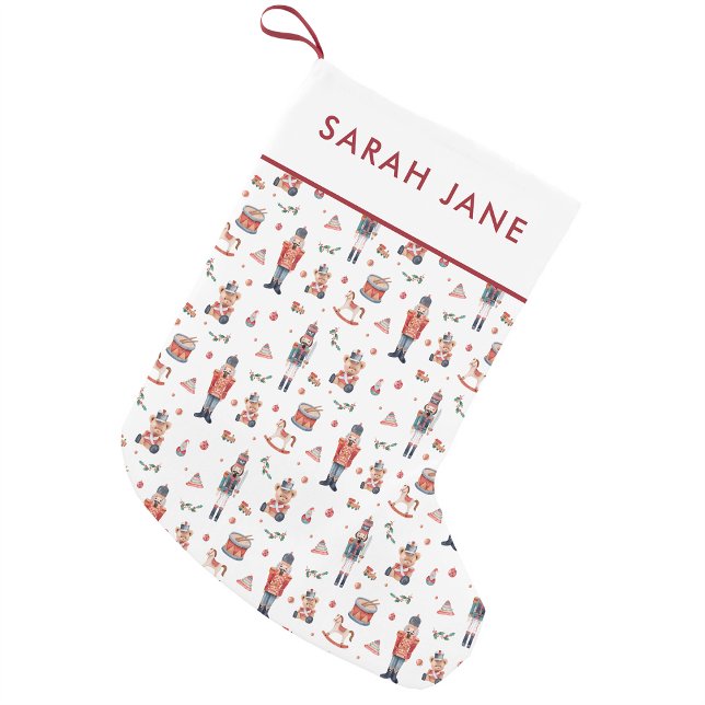 Meia De Natal Pequena Parada de Natal de Nutcracker (Nutcracker Christmas Stocking
)