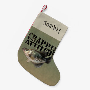 Meia De Natal Pequena Pesca de atitude