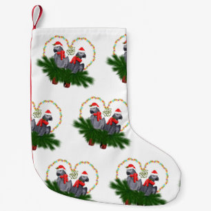 Meia De Natal Pequena Pêssegos Festivos - Balança de Natal