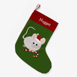 Meia De Natal Pequena Pet White Santa Hat - Parada de Natal