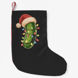 Meia De Natal Pequena Picles de Natal Picles em Luzes de Natal Picles