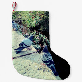 Meia De Natal Pequena Pigeons