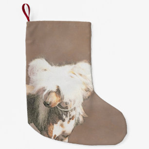 Meia De Natal Pequena Pintura Chinesa Sem Cabelo Penteada Original Dog A