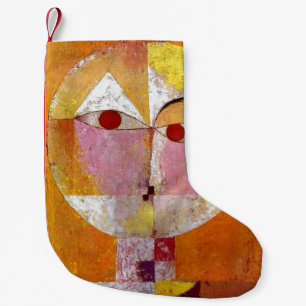 Meia De Natal Pequena Pintura de Paul Klee Senecio