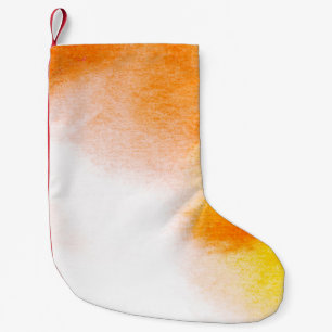 Meia De Natal Pequena pintura fluida de luxo abstrato a aquarela