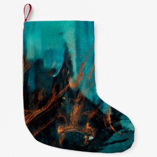 MEIA DE NATAL PEQUENA PINTURA MULTICOLOCADA