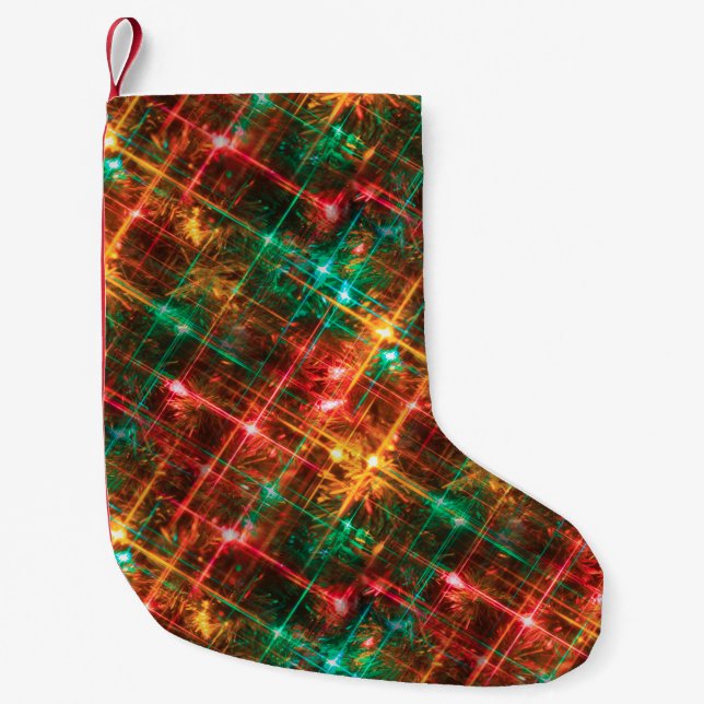 Meia De Natal Pequena plantações de árvores de natal (Frente)