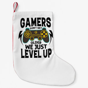 Meia De Natal Pequena Presente de Aniversário de Gamer - Gamer Não Fica 