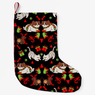 Meia De Natal Pequena Presente de Natal com Pet Bonito