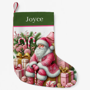 Meia De Natal Pequena Presente de Natal festivo Papai Noel adicionar nom