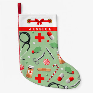 Meia De Natal Pequena Presente de Natal para Enfermeira